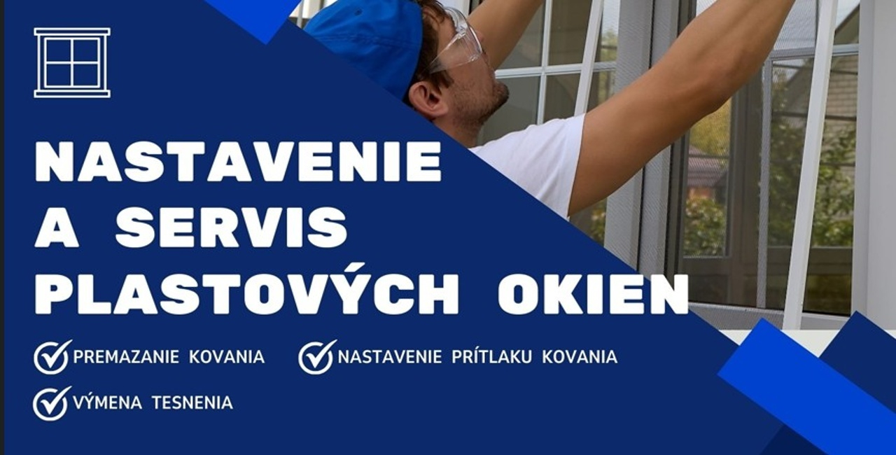 Nastavenie a servis plastových okien
